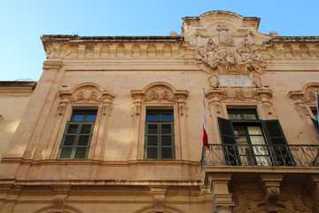 baroque palace in valletta (malta)
