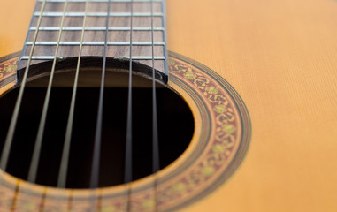 Obraz premium close up of a guitar