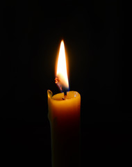 candle in the dark