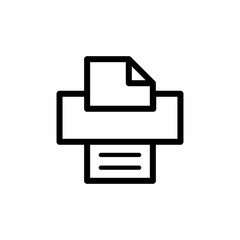 printer icon vector symbol template design trendy