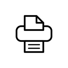 printer icon vector symbol template design trendy