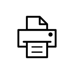 printer icon vector symbol template design trendy