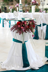 Beautiful decoration setup for wedding ceremony