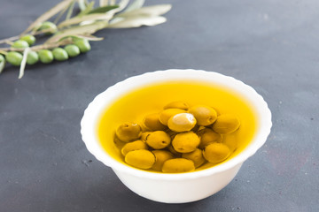 Oil of olives  typical spanish