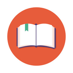 text book school supply line and fill style