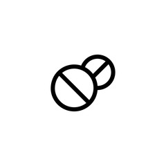 pill and capsule icon vector symbol template design trendy