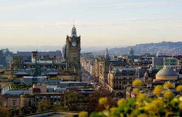 Obraz premium Princess Street in Edinburgh