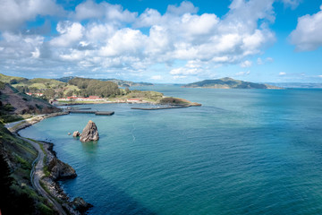 Fototapeta premium View of Point Cavallo from Golden Gate Bridge in San Francisco, United States