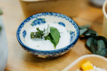 various dried spices decorated in a mediterranean style