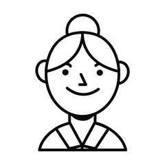 blond woman female avatar character