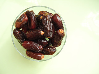 dates on a plate