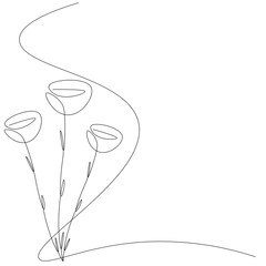 Roses flowers background. Vector illustration