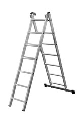 folding ladder isolated on white background
