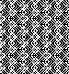 Abstract black zigzag seamless art lines texture
