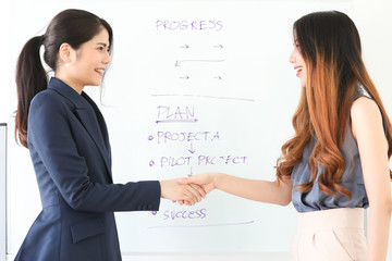 business people meeting in office