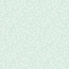Cute pastel mint on white linear doodle triangle seamless pattern. Hand drawn stripped triangular background. Infinity geometrical wallpaper, wrapping paper, fabric, textile. Vector illustration.  