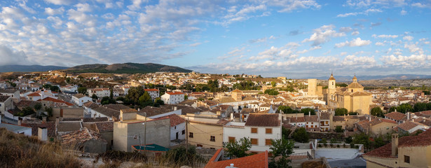 Obraz premium town of Orce in the province of Granada, Andalusia. Spain
