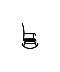 chair flat icon,vector best flat chair icon,home chair icon.