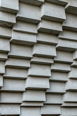 Composed of square stone walls..