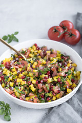 fresh vegetable salad