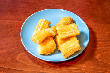 Fried cassava dish