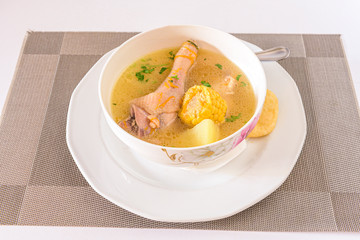 Peruvian boiled chicken
