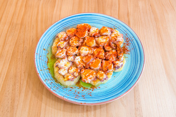 Galician octopus dish