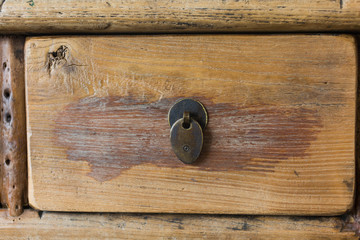 Fragment Of The Interior With Antique Furniture And Coffret On The Table