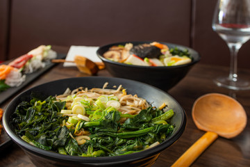 Delicious plate of Japanese ramen