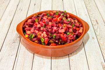 Portion of potatoes