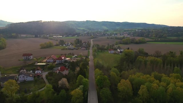 Sunrise 4k footage in Fall