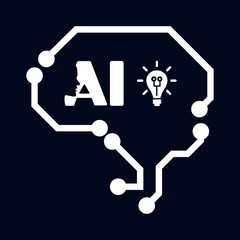 EPS-10 Vector Artificial Intelligence Picture