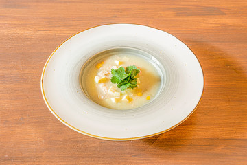 bowl of delicious soup