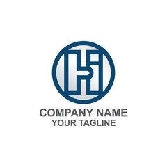 Initial H Letter Logo Design Vector Template. Monogram and Creative Alphabet Letters icon Illustration.