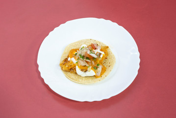 Traditional Mexican tacos