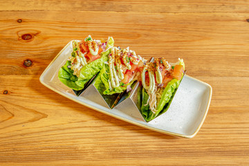 Traditional Mexican tacos