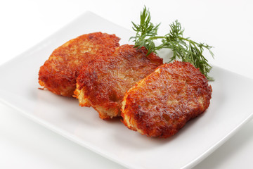Potato Pancake with Sour Cream and Dill
