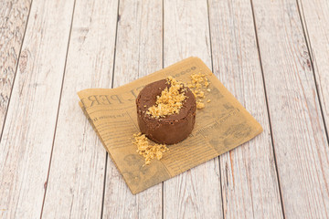 Image of delicious slice of chocolate cake