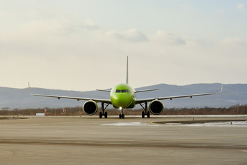 Airplane at the airport