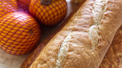 Bread & oranges in lockdown 