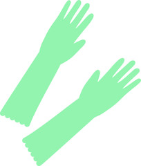 Fototapeta premium ゴム手袋