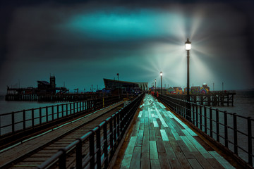 Pier at dusk