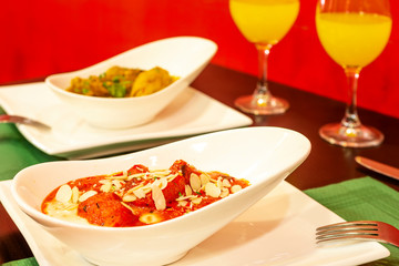 Photo of delicious and suggestive traditional tikka masala