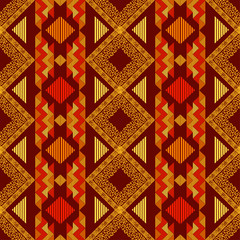 Design with Leopard spots. Ethnic boho ornament. Seamless background. Tribal motif. Vector illustration for web design or print.