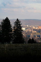 Cornell University in a Patch of Sunlight
