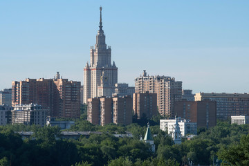 Fototapeta premium Moscow State University. Moscow, Russia.
