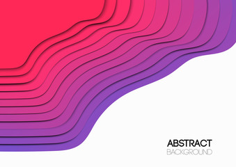 The abstract background. Overlap the purple waves.