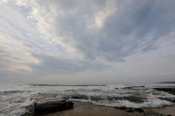 High tide at Klein Brak beach