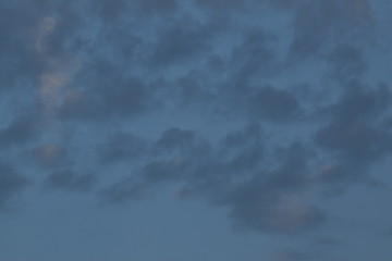 Air clouds in the blue sky with beautiful nature abstract background.