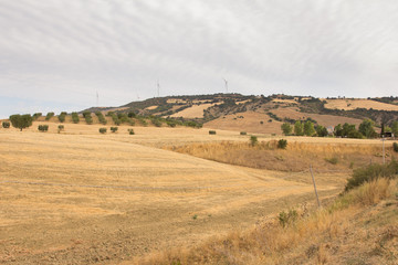 Panoramic landscape of Italy